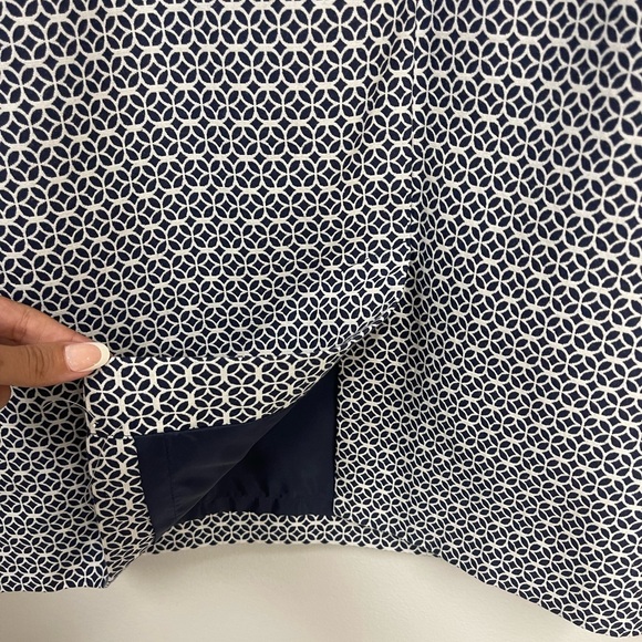 NWT Talbots Bow-Front Patterned Dress - Picture 13 of 15